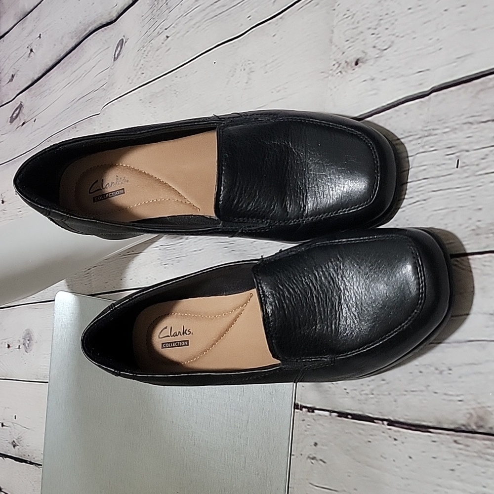 Clark's black shoes